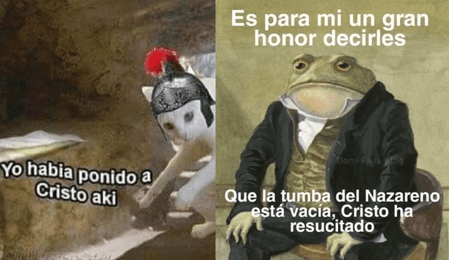 Mira los mejores meme que usuarios compartieron en este día de Semana Santa. Foto: Composición LR/difusión