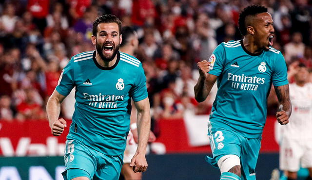 Real Madrid ganó 3-2 al Sevilla y sacó 15 puntos de ventaja al segundo lugar a falta de 6 fechas. Foto: RealMadrid