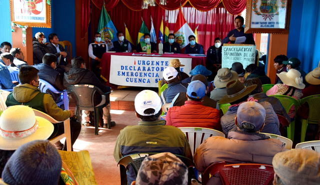 Este fue acuerdo preliminar de la reunión multisectorial que tuvo lugar en el distrito de Cojata. Foto: La República