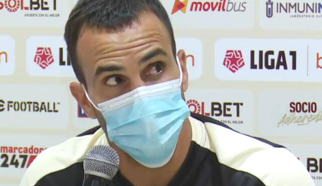 José Carvallo volvió a disputar un partido de fútbol luego de superar un cuadro de apendicitis. Foto: captura GolPerú