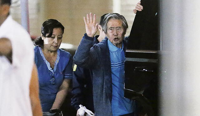 En cuidados intermedios. El exdictador Alberto Fujimori. Foto: AFP