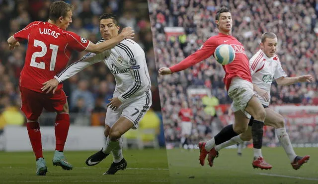 Cristiano Ronaldo jugó ante Liverpool con el Manchester United y Real Madrid. Foto: composición GLR/EFE