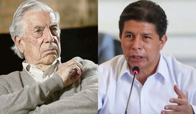 Mario Vargas Llosa indicó que el Gobierno de Pedro Castillo "muestra muchos síntomas de corrupción, de malos manejos, de manejos irresponsables”. Foto: composición/La República