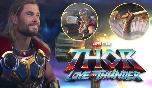 "Thor: love and thunder" llegará a los cines en julio de este año. Foto: composición LR/captura de Marvel