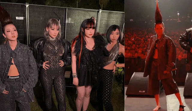 2NE1 dio una increíble presentación en "Coachella 2022". Foto composición: Twitter.