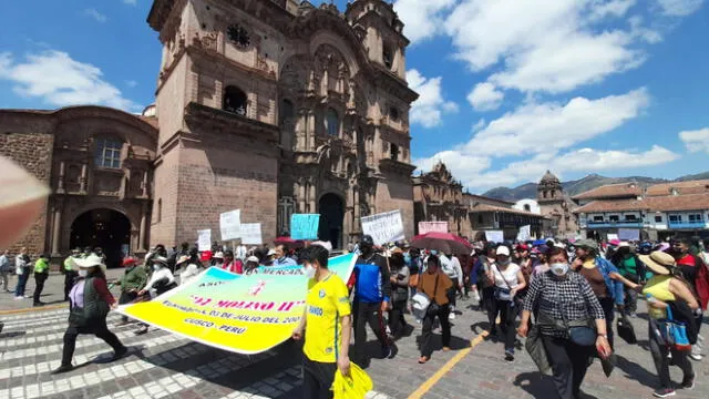 Manifestaciones en Cusco contra el alza del costo de vida continuarán. Foto: La República