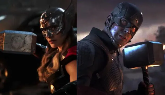 Mighty Thor y Capitán América son solo algunos de los personajes de Marvel Comics y del UCM que han logrado levantar el Mjolnir. Foto: composición LR/ Marvel