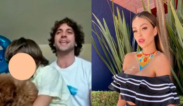 Antonio Pavón aseguró que Sheyla Rojas estará en España dos semanas junto a su hijo Antoñito. Foto: composición Sheyla Rojas/Instagram, captura América TV.