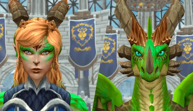 Los Dracthyr solo pueden ser Evokers, quienes a su vez cumplirán el rol de healer o RDPS. Foto: World of Warcraft Dragonflight - composición La República