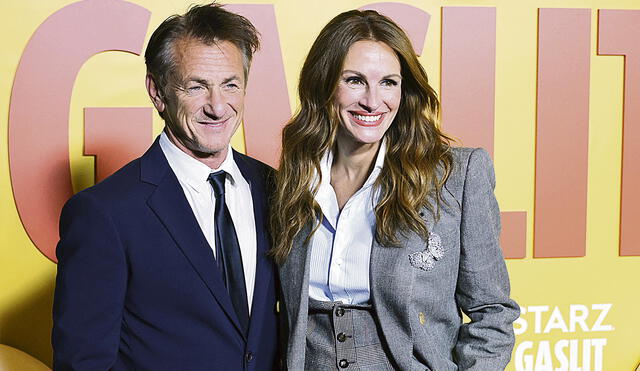 Los reconocidos actores Sean Penn y Julia Roberts serán los protagonistas de la nueva serie televisiva sobre el caso Watergate. Foto: difusión