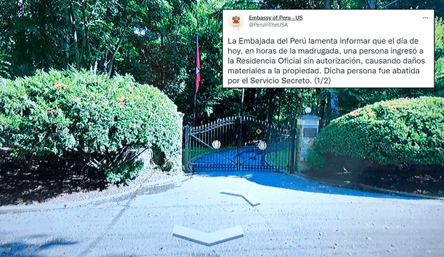 La policía informó que el embajador y su familia estaban en casa en el momento del incidente, pero nadie más resultó herido. Foto: composición LR