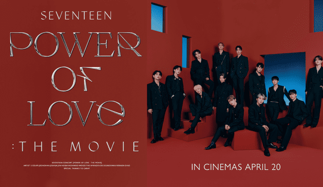 La primera película de SEVENTEEN será proyectada en cines de 59 territorios. Foto: Pledis