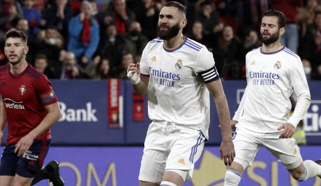 Karim Benzema es el actual artillero de LaLiga Santander. Foto: EFE