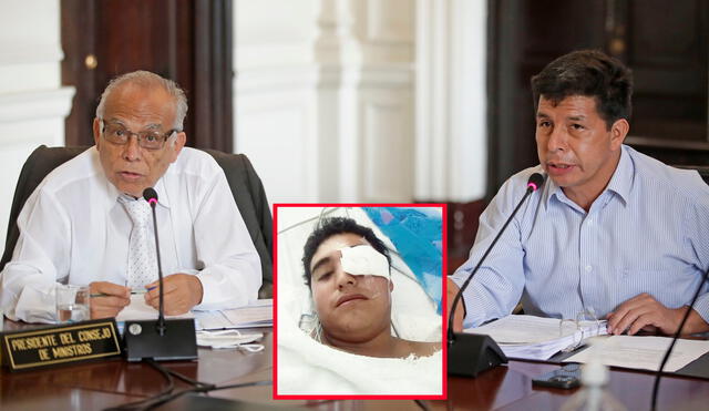 El joven se encuentra en Lima para ser atendido por la gravedad de sus heridas. Foto: composición/PCM/La República
