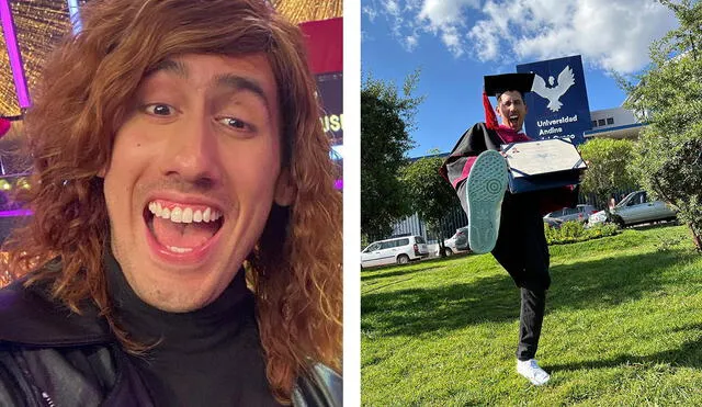 El imitador de Mario ‘el Pájaro’ Gómez de "Yo soy" se licenció en la Universidad Andina del Cusco. Foto: Jonatan Angles/Instagram