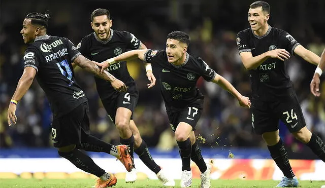 Las Águilas del América derrotaron en su casa al León en el Torneo Clausura 2022. Foto: AFP