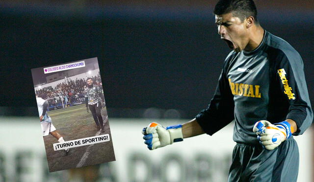 Erick Delgado logró ser titular en la selección peruana durante las Eliminatorias Alemania 2006. Foto: AFP/captura Superliga Fútbol 7