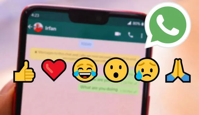 Estas reacciones a emojis llegarán a iOS y Android. Foto: Grupo Informático