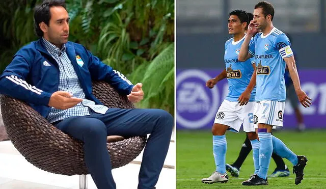 Joel Raffo es presidente del club celeste desde el 2019. Foto: composición Sporting Cristal/EFE