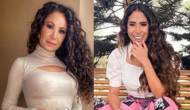 Janet Barboza amenaza a Melissa Paredes con desmentirla por salida de "América hoy". FOTO: Composición Instagram