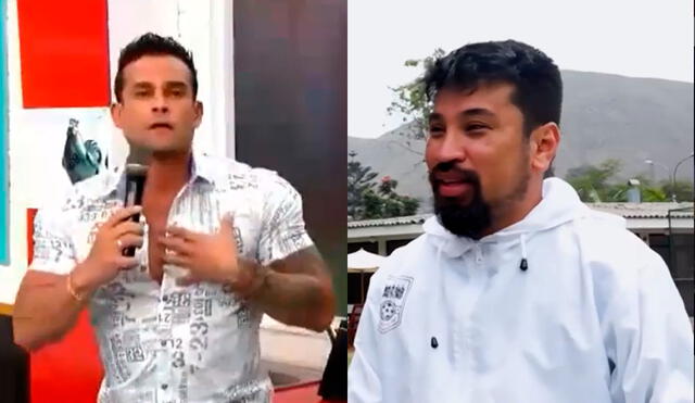 Christian Domínguez prefirió no opinar sobre el discurso de Aldo Miyashiro tras ampay con Fiorella Retiz. Foto: composición/ Aldo Miyashiro/ Instagram/ captura América TV