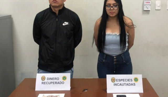 Alfredo de la Cruz y Analy Raico fueron intervenidos en Chiquitoy. Foto: PNP