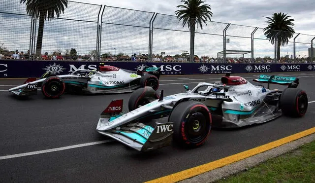 Mercedes quiere ganar su primera carrera en la temporada en el GP de Emilia-Romaña. Foto: Mercedes F1.