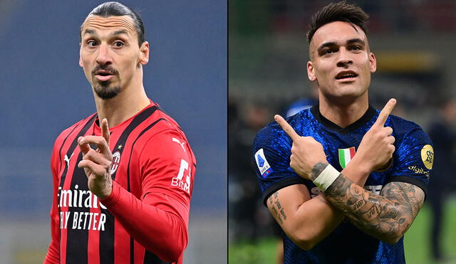 AC Milan e Inter son los dos punteros de la Serie A y principales candidatos a ser campeón. Foto: composición de AFP