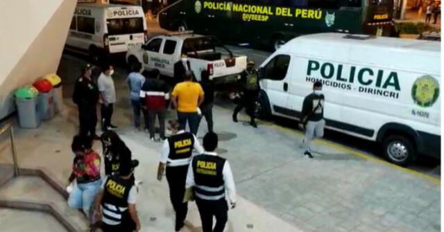 PNP detiene a 26 extranjeros que estarían dedicados a la trata de personas en SMP. Foto: PNP