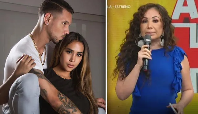 “No se iba a aceptar que ella continuara con una relación con Anthony Aranda", precisó Janet Barboza sobre Melissa Paredes. Foto: composición/Instagram/captura de América TV