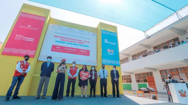 ARCC y Ministerio de Educación inauguraron dos colegios en provincia del Santa. Foto: ARCC