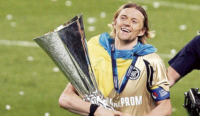 Autogol ucraniano. Ganó fama cuando lideró la selección de Ucrania que llegó a cuartos de final en el Mundial 2006. Foto: EFE