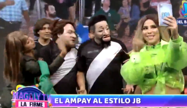 Carlos Vilchez interpretó a Aldo Miyashiro en la parodia de JB en ATV. Foto: JB en ATV/ captura