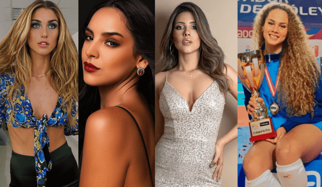 Alessia Rovegno, Valeria Flórez y Flavia Montes son algunas de las candidatas al Miss Perú. Foto: Alessia Rovegno/Instagram, Valeria Flórez/Instagram, Flavia Montes/Instagram