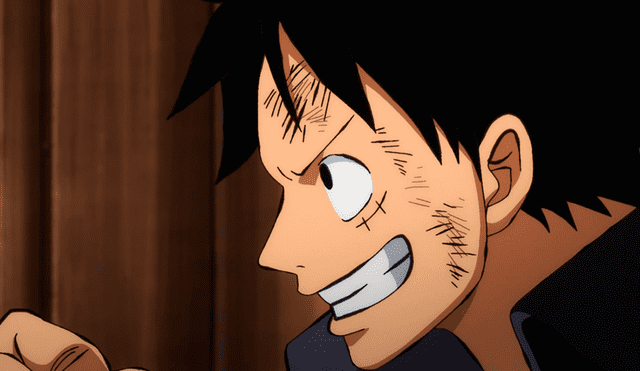 Luffy en el capítulo 1014 del anime de "One piece". Foto: Toei Animation