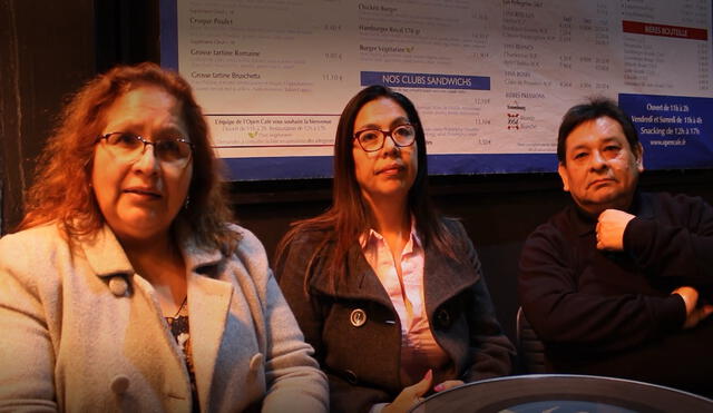 Miriam Morales, Patricia Meneses y Ántero Moreno, tres peruanos que promueven el Perú en Francia. Foto: José Alván