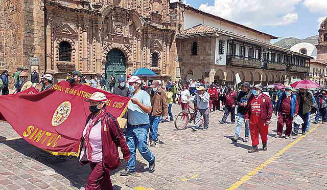 Protestas. Demandas de la región Cusco habrían sido tergiversadas durante la sesión descentralizada