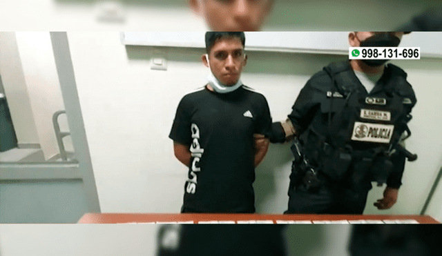 Admitió su delito a través de un rap. Foto: captura América