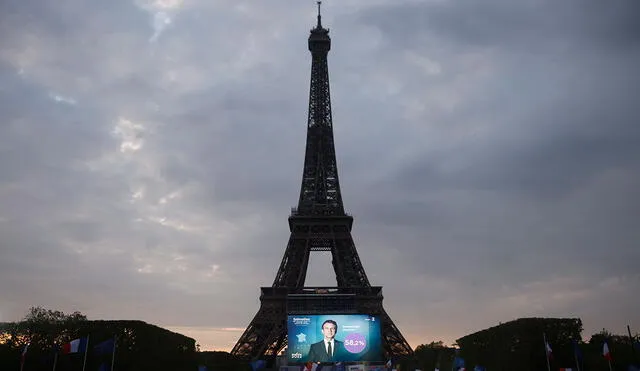 En Francia ya se divulgó el resultado en favor de Emmanuel Macron. Foto: EFE