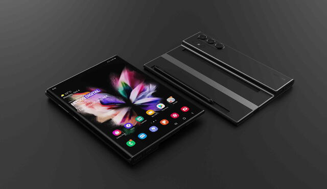 El Samsung Galaxy Z Fold 4 tendrá S-Pen incorporado. Foto: ComputerHoy