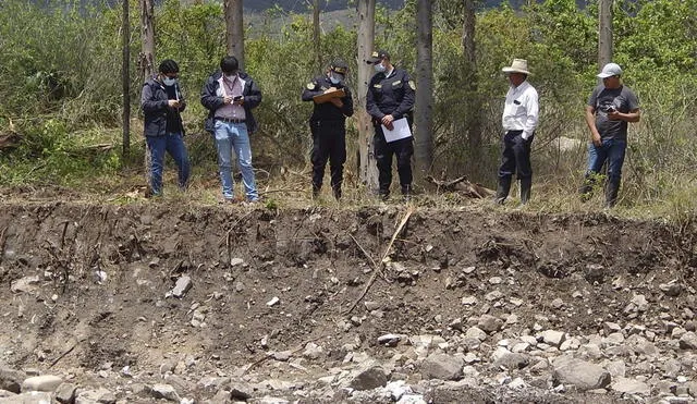 Representantes de la Dirección Desconcentrada de Cultura (DCC) Cajamarca, Policía y municipios constataron daños en sitios arqueológicos. Foto: DCC Cajamarca.