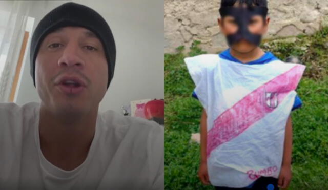 Gianluca Lapadula le obsequiará su camiseta a niño peruano de seis años. Foto: composición GLR/captura Latina