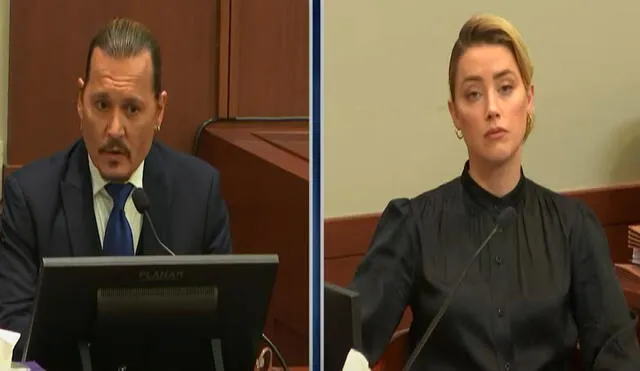 El juicio de Amber Heard y Johnny Depp. El público sigue atento a las declaraciones del actor. Foto: Law&Crime Network