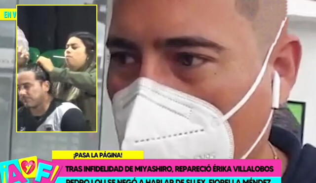 Óscar del Portal y Fiorella Méndez fueron vinculados sentimentalmente. Foto: captura Willax TV