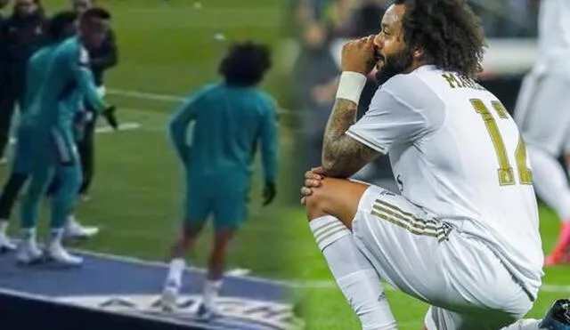 Marcelo lleva 23 títulos con la camiseta del Real Madrid y es uno de los jugadores más ganadores de la institución. Foto: captura de Marca/EFE