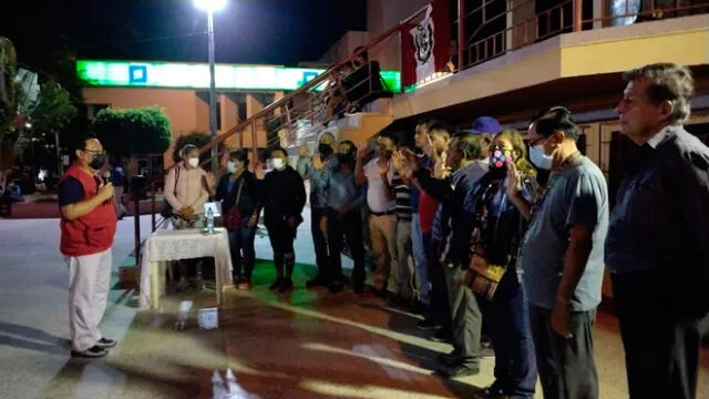 Juramentación de los integrantes del Frente de Defensa de los Lotes Petroleros. Foto: La República.