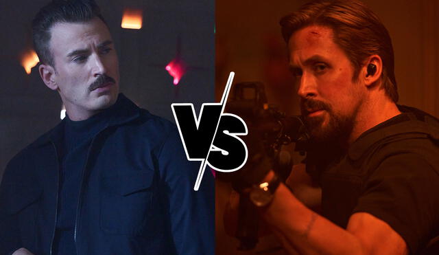 Chris Evans y Ryan Gosling se enfrentarán en la nueva película de Netflix "The gray man". Foto: composición/Neflix