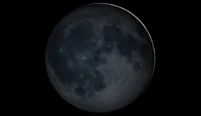 Se le llama Luna negra a la segunda luna nueva que ocurre en un mes. Como este año coincidirá con un eclipse de sol, el fenómeno sí podrá ser visto en un sector del planeta. Foto: NASA