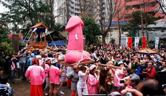 Los festivales que celebran la fertilidad y el sexo seguro siguen siendo importantes en el Japón moderno. Foto: ABC