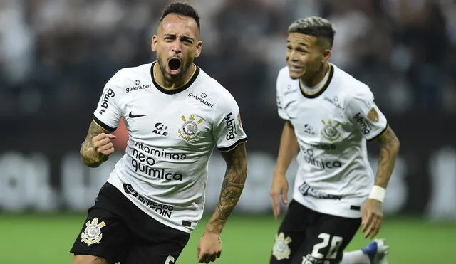 Maycon marcó los dos goles de Corinthians ante Boca Juniors por la Copa Libertadores 2022. Foto: Twitter